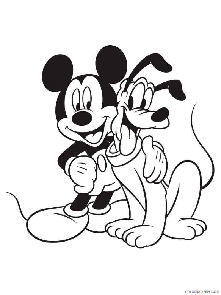Minnie Mouse Coloring Pages Cartoons mickey and minnie mouse 19 Printable 2020 4264 Coloring4free