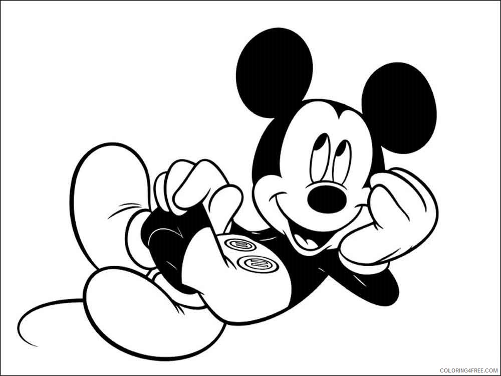 Minnie Mouse Coloring Pages Cartoons mickey and minnie mouse 21 Printable 2020 4265 Coloring4free