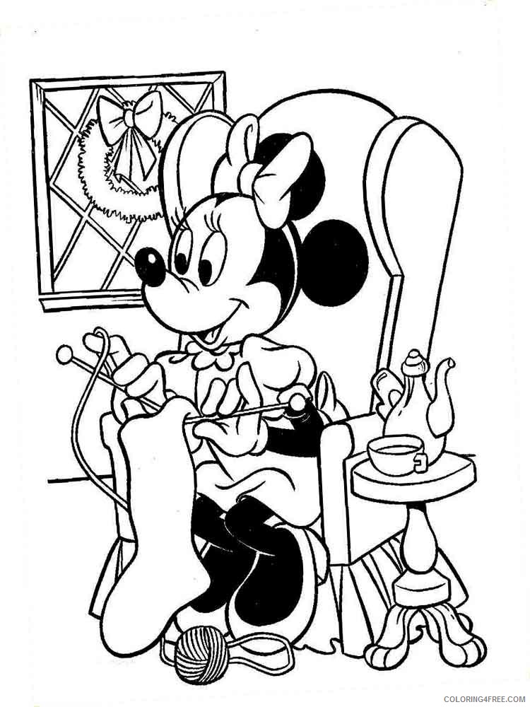 Minnie Mouse Coloring Pages Cartoons mickey and minnie mouse 38 Printable 2020 4274 Coloring4free