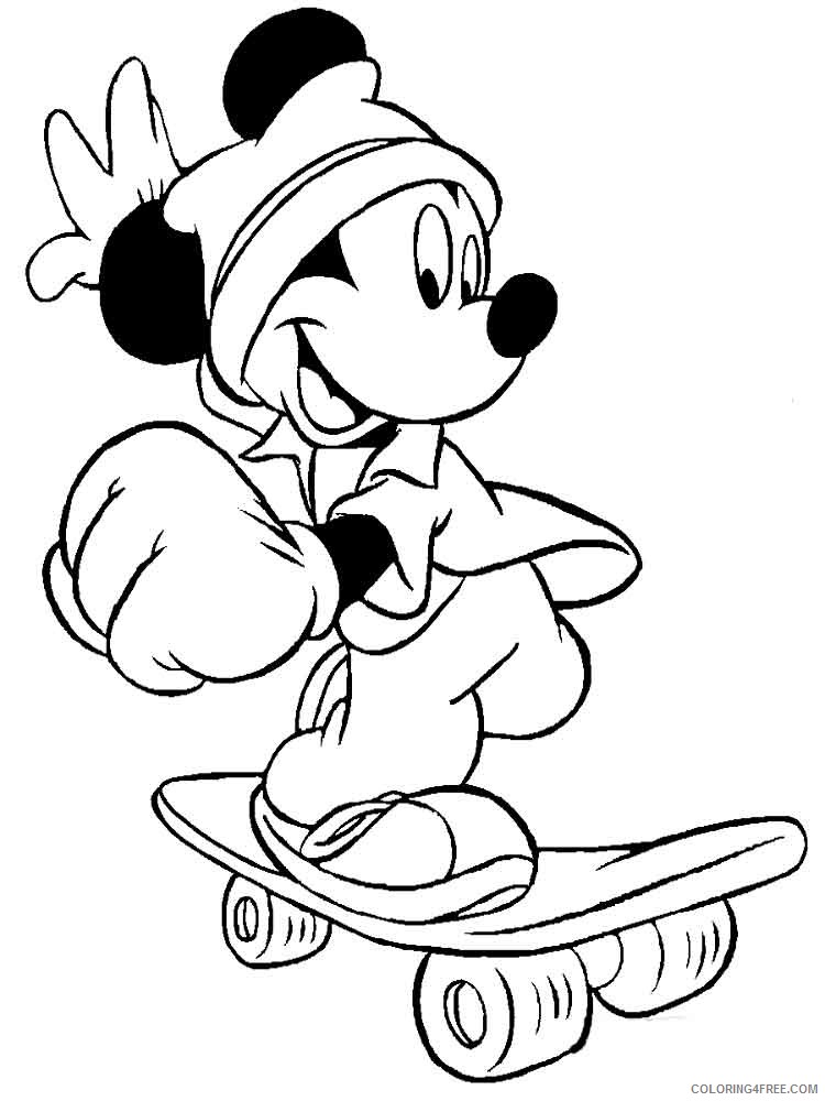Minnie Mouse Coloring Pages Cartoons mickey and minnie mouse 39 Printable 2020 4275 Coloring4free