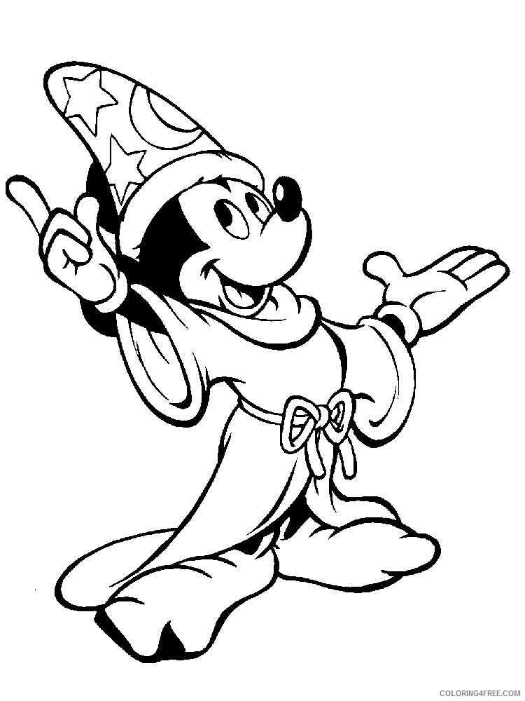 Minnie Mouse Coloring Pages Cartoons mickey and minnie mouse 5 Printable 2020 4282 Coloring4free