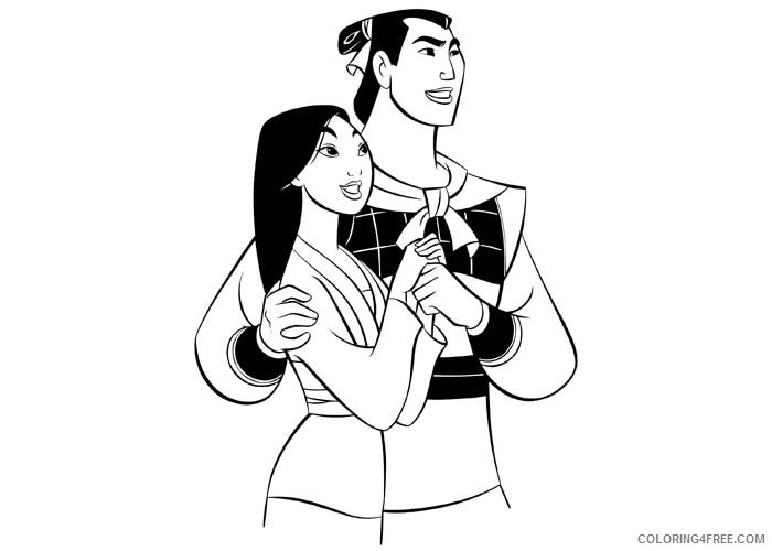 Mulan Coloring Pages Cartoons Mulan 3 Printable 2020 4381 Coloring4free