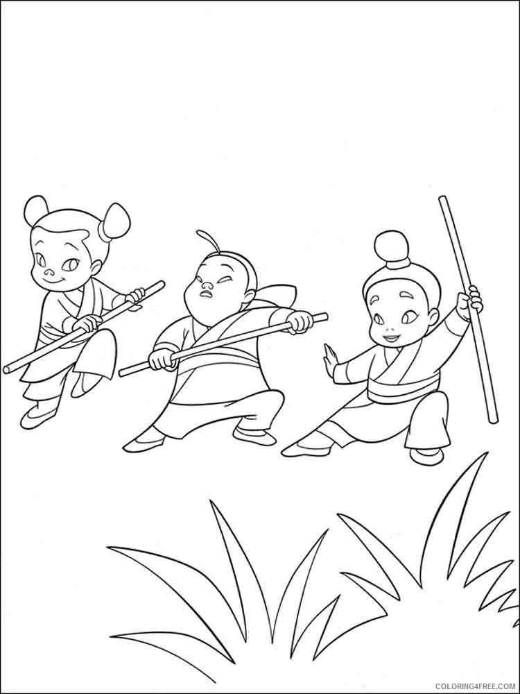 Mulan Coloring Pages Cartoons mulan 3 Printable 2020 4405 Coloring4free