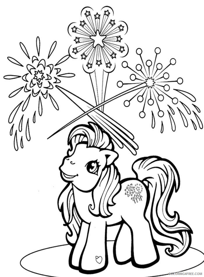 My Little Pony Coloring Pages Cartoons 4th of July My Little Pony Printable 2020 4421 Coloring4free