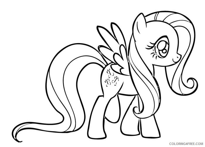 My Little Pony Coloring Pages Cartoons Fluttershy My Little Pony Printable 2020 4436 Coloring4free