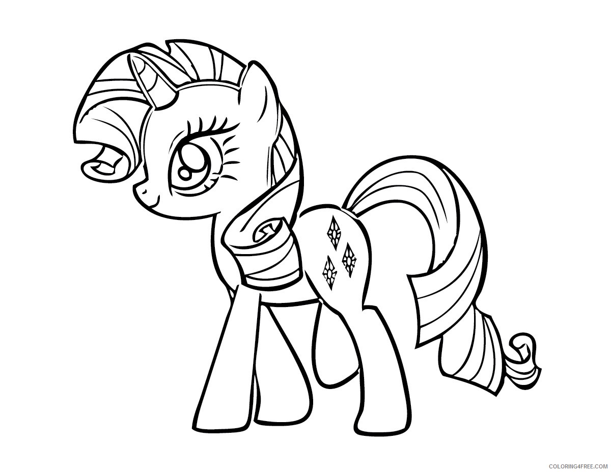 My Little Pony Coloring Pages Cartoons Free My Little Pony Printable 2020 4437 Coloring4free