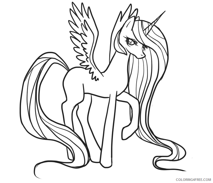 My Little Pony Coloring Pages Cartoons My Little Pony Fluttershy Printable 2020 4504 Coloring4free