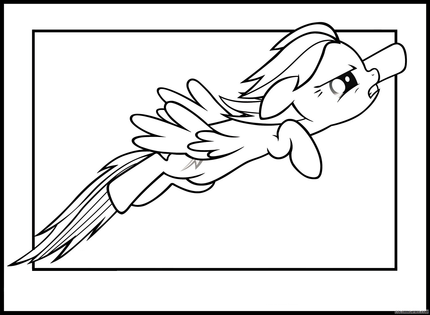 My Little Pony Coloring Pages Cartoons My Little Pony For Kids Printable 2020 4505 Coloring4free