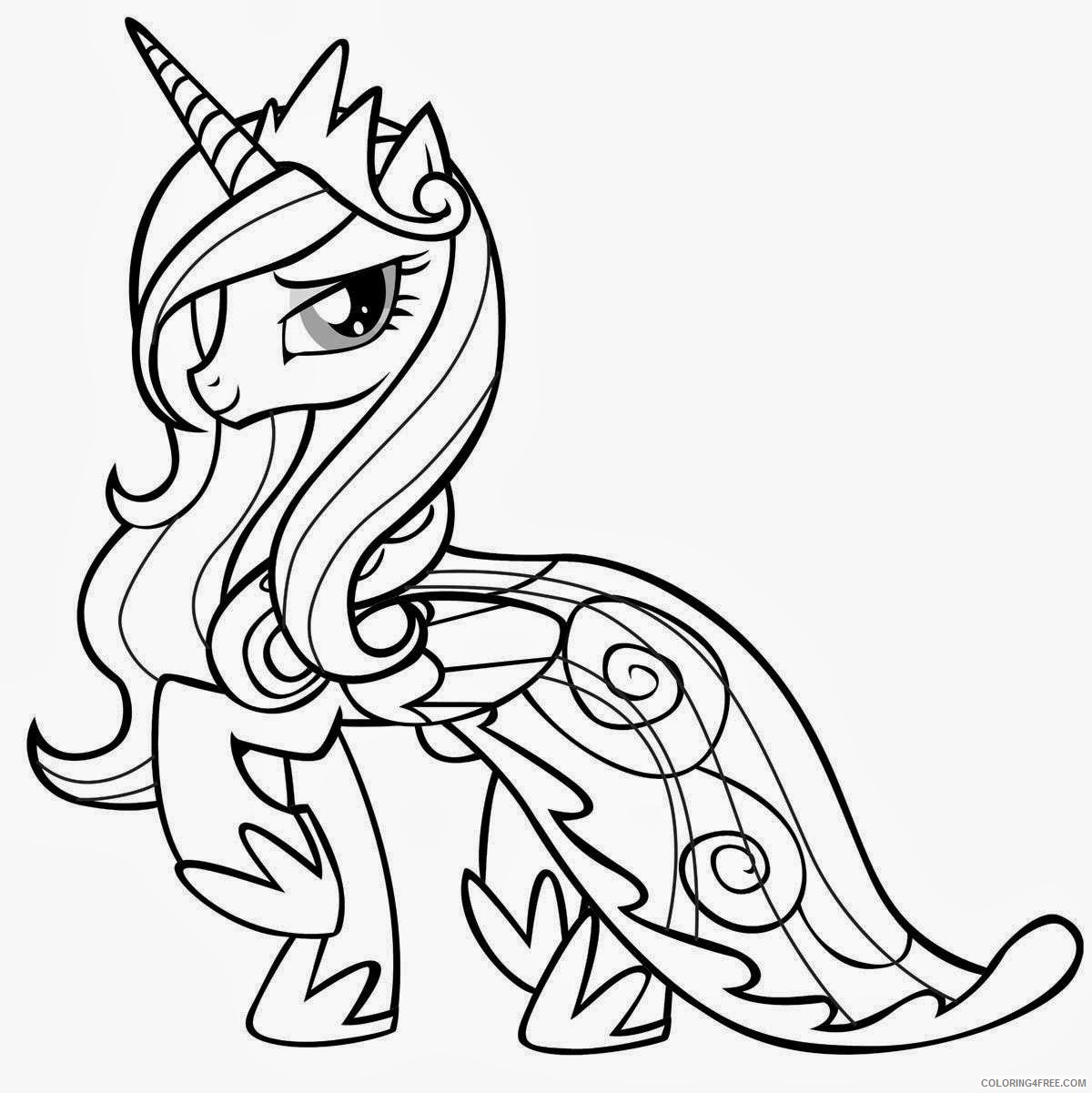 My Little Pony Coloring Pages Cartoons My Little Pony Free Printable 2020 4506 Coloring4free