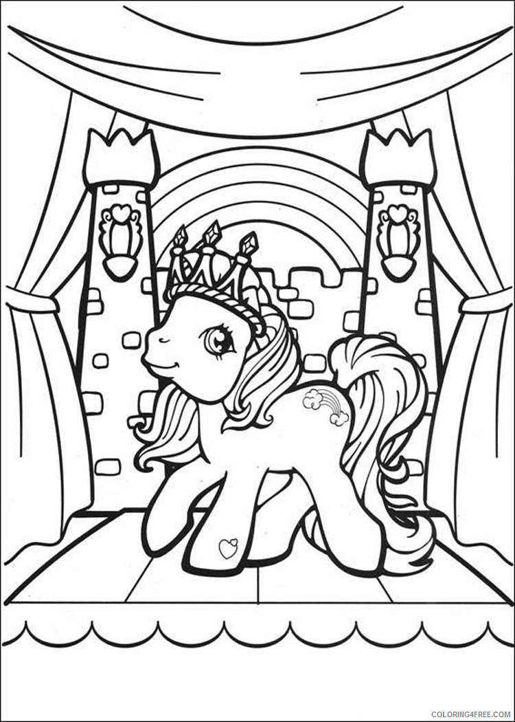 My Little Pony Coloring Pages Cartoons My Little Pony Free Printable 2020 4507 Coloring4free