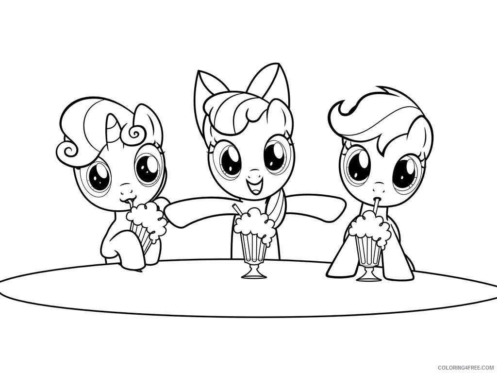 My Little Pony Coloring Pages Cartoons My Little Pony Friendship Printable 2020 4562 Coloring4free