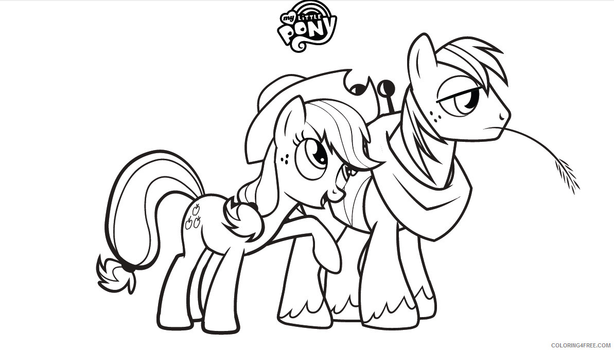 My Little Pony Coloring Pages Cartoons My Little Pony Friendship is Magic Printable 2020 4564 Coloring4free