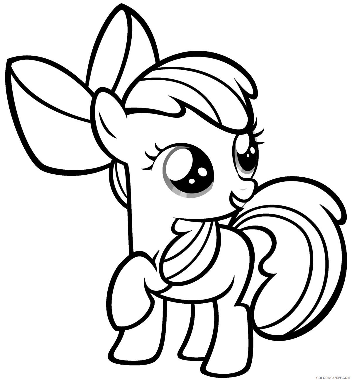 My Little Pony Coloring Pages Cartoons My Little Pony Online Printable 2020 4512 Coloring4free