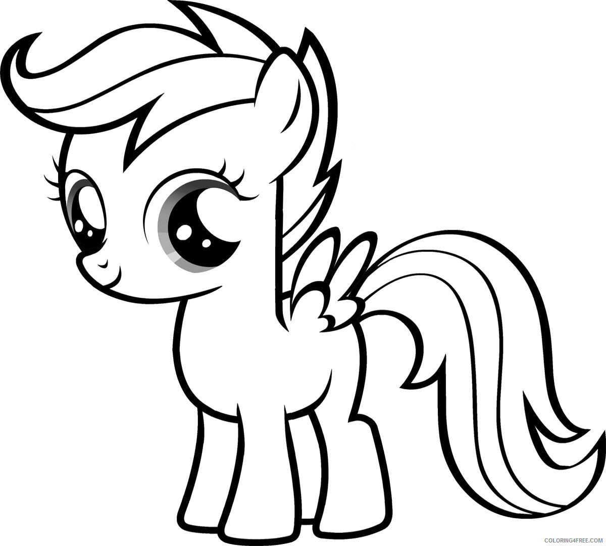 My Little Pony Coloring Pages Cartoons My Little Pony Pictures to Printable 2020 4571 Coloring4free