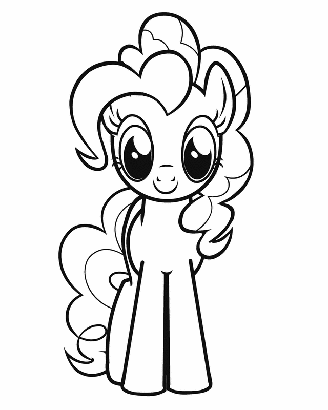 My Little Pony Coloring Pages Cartoons My Little Pony Pinkie Pie Printable 2020 4573 Coloring4free