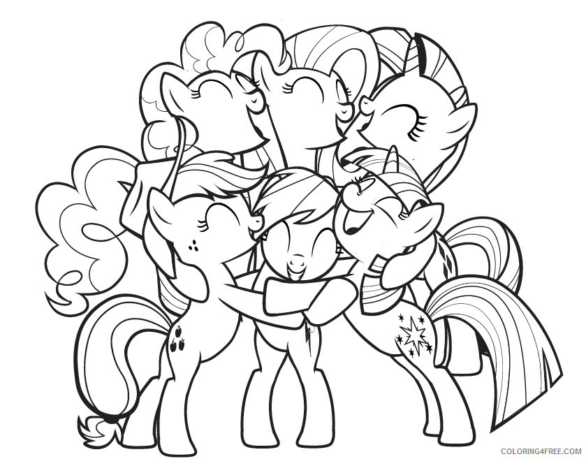 My Little Pony Coloring Pages Cartoons My Little Pony Print Printable 2020 4513 Coloring4free