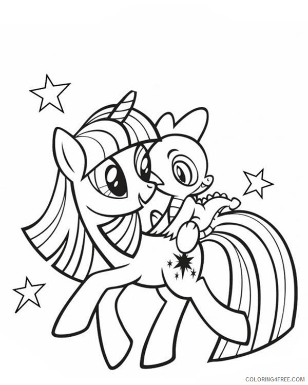 My Little Pony Coloring Pages Cartoons My Little Pony Twilight Sparkle Printable 2020 4583 Coloring4free