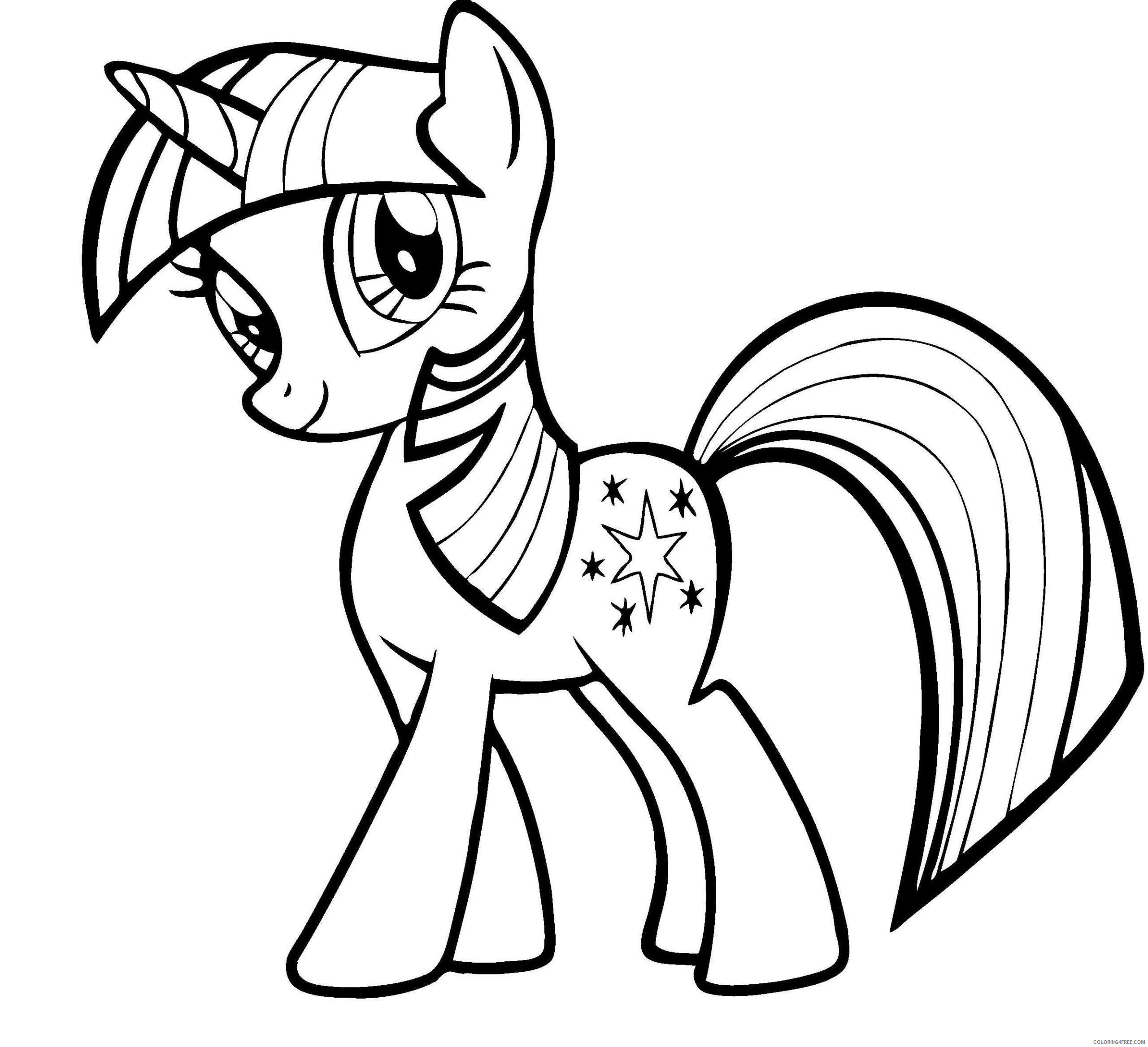 My Little Pony Coloring Pages Cartoons My Little Pony to Print Free Printable 2020 4519 Coloring4free