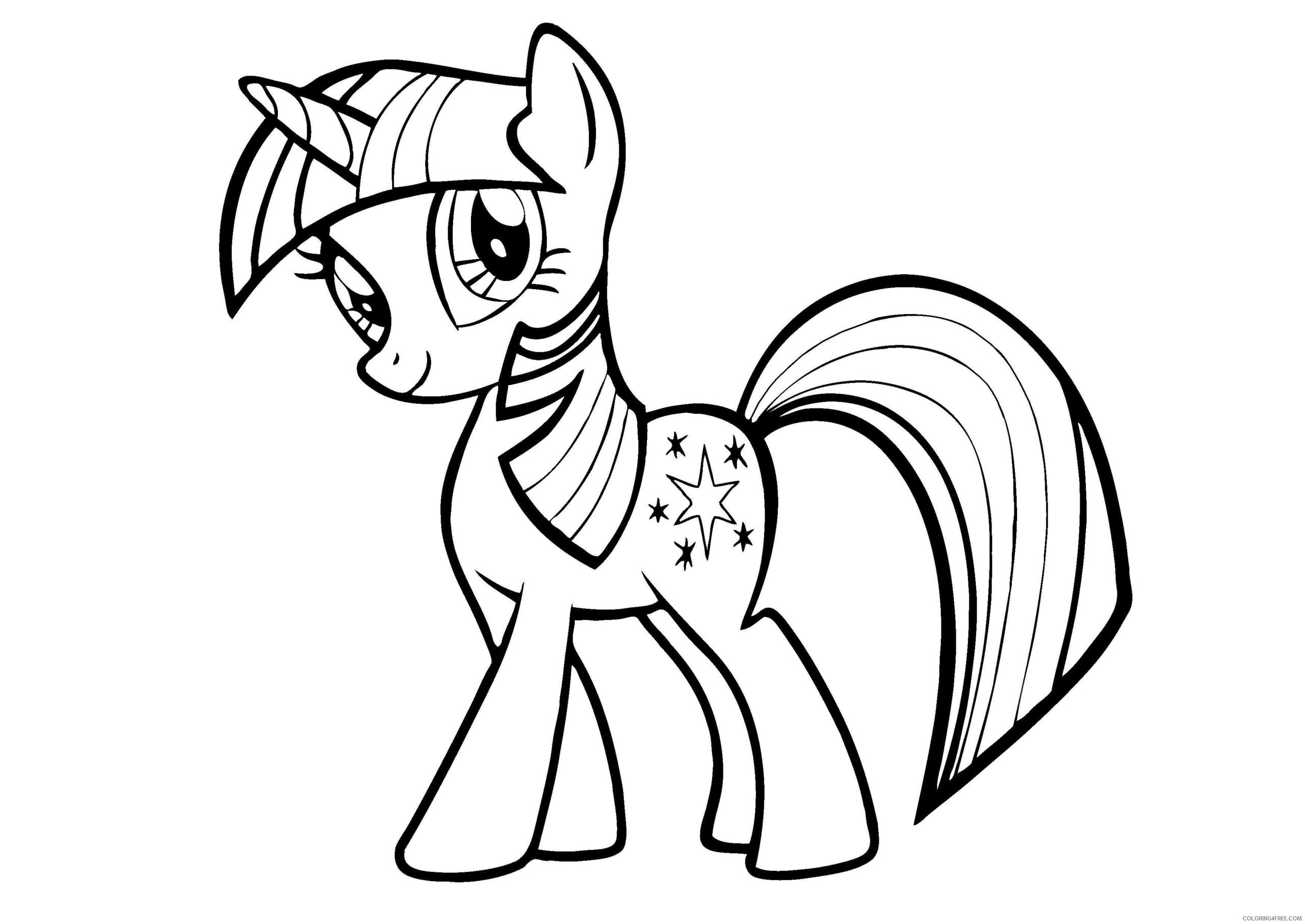 My Little Pony Coloring Pages Cartoons Printable My Little Pony Printable 2020 4586 Coloring4free