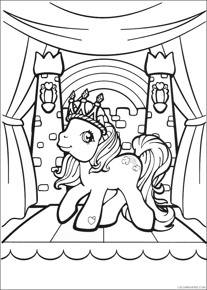 My Little Pony Coloring Pages Cartoons my little pony 10 Printable 2020 4459 Coloring4free