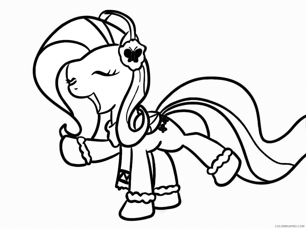 My Little Pony Coloring Pages Cartoons my little pony 11 Printable 2020 4460 Coloring4free