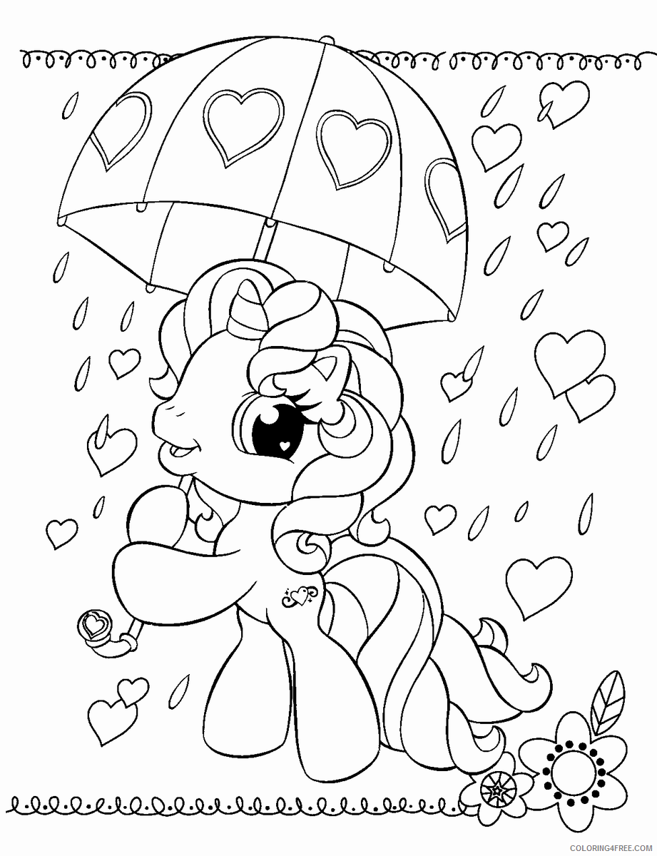 My Little Pony Coloring Pages Cartoons my little pony 13 Printable 2020 4462 Coloring4free