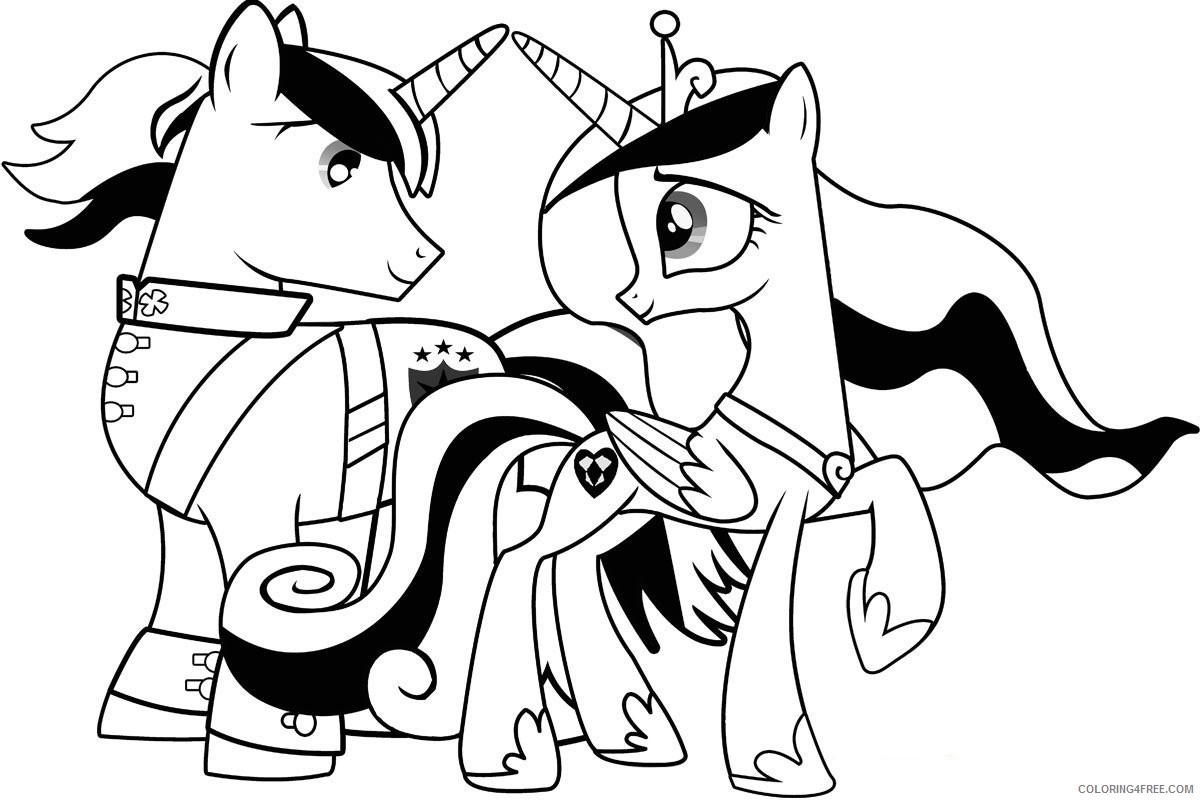 My Little Pony Coloring Pages Cartoons my little pony 16 Printable 2020 4464 Coloring4free