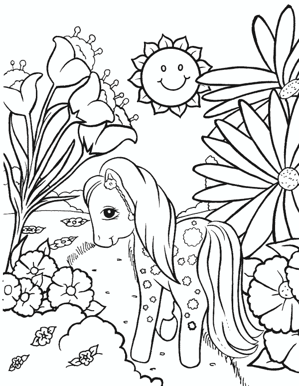 My Little Pony Coloring Pages Cartoons my little pony 2 Printable 2020 4486 Coloring4free