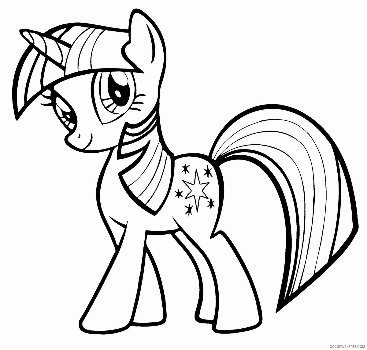 My Little Pony Coloring Pages Cartoons my little pony 20 Printable 2020 4466 Coloring4free