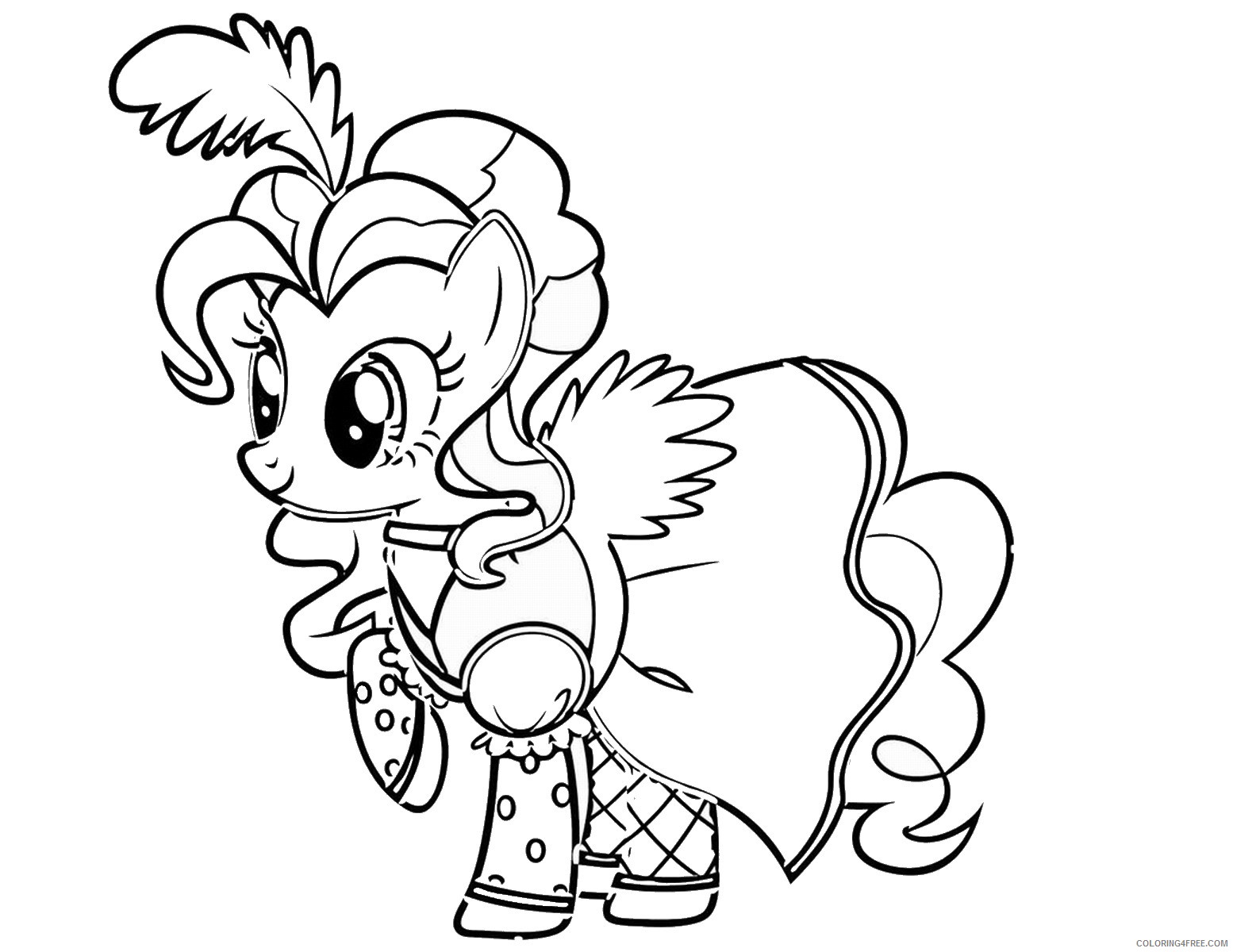 My Little Pony Coloring Pages Cartoons my little pony 25 Printable 2020 4469 Coloring4free