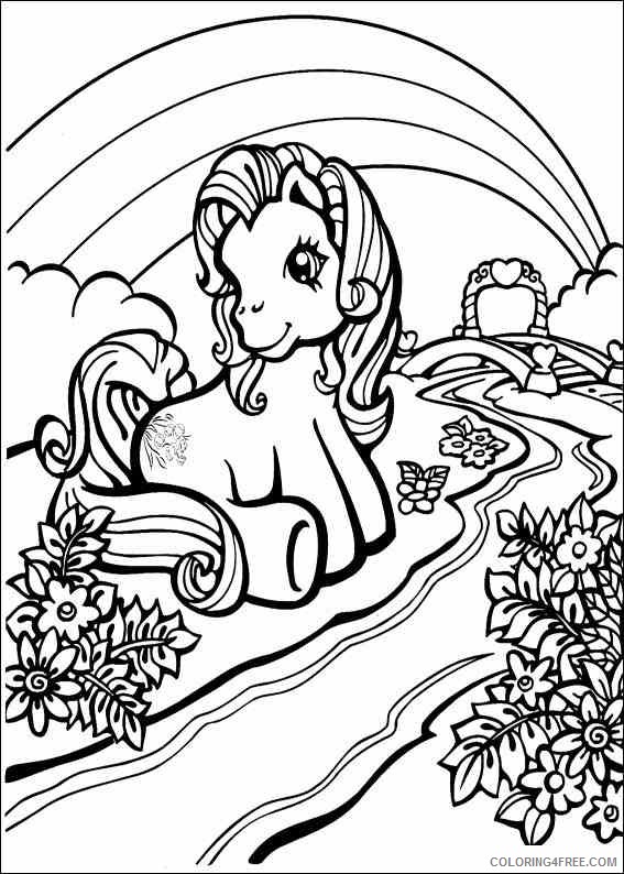 My Little Pony Coloring Pages Cartoons my little pony 29 2 Printable 2020 4489 Coloring4free