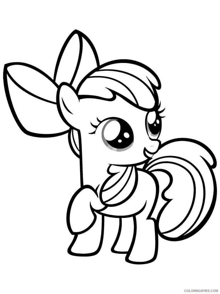 My Little Pony Coloring Pages Cartoons my little pony 4 Printable 2020 4495 Coloring4free
