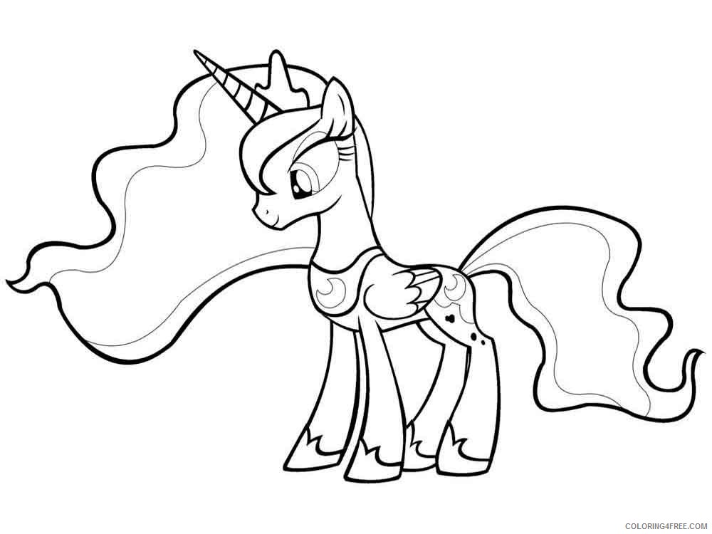My Little Pony Coloring Pages Cartoons my little pony 40 Printable 2020 4496 Coloring4free