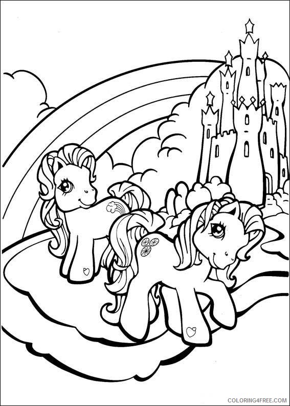 My Little Pony Coloring Pages Cartoons my little pony 6 Printable 2020 4444 Coloring4free