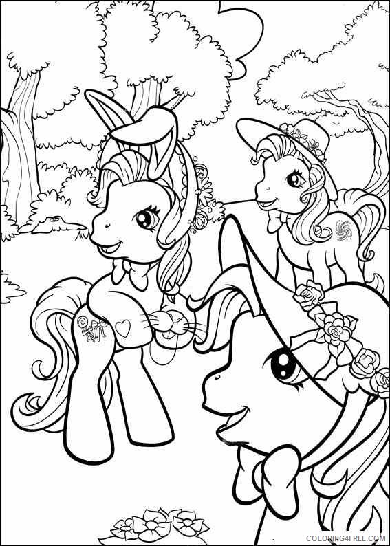 My Little Pony Coloring Pages Cartoons my little pony 8 Printable 2020 4446 Coloring4free