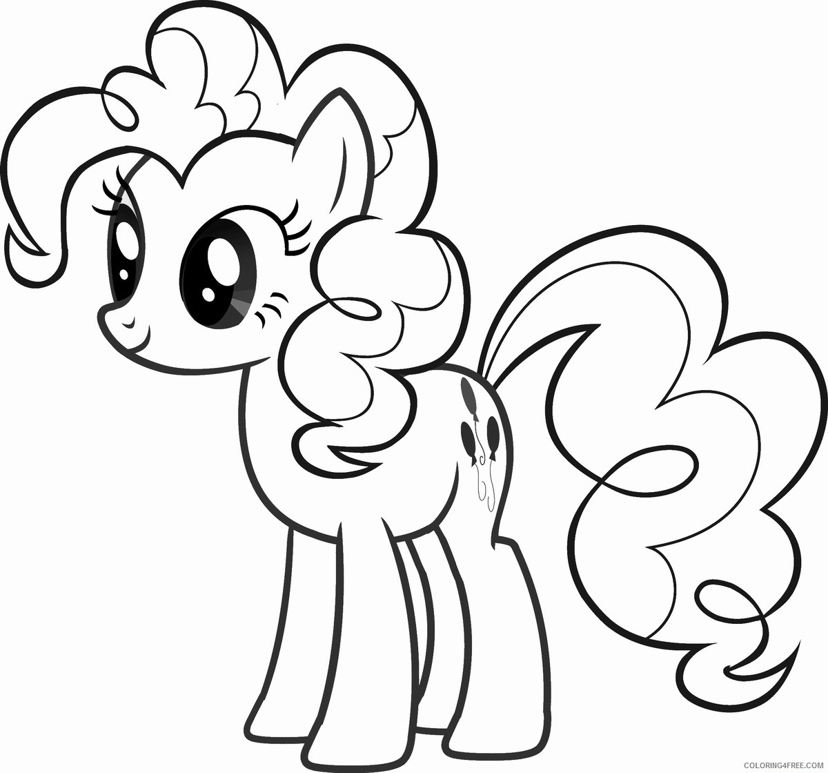 My Little Pony Coloring Pages Cartoons my little pony 8 Printable 2020 4474 Coloring4free