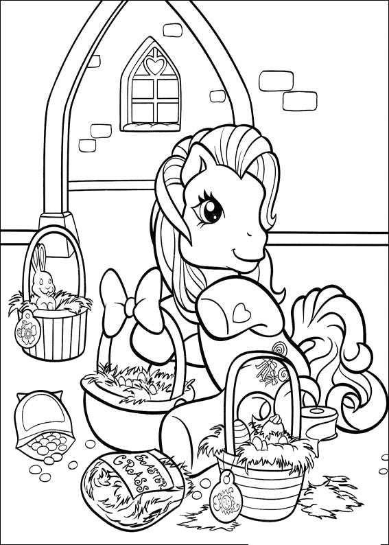 My Little Pony Coloring Pages Cartoons my little pony delli Printable 2020 4447 Coloring4free