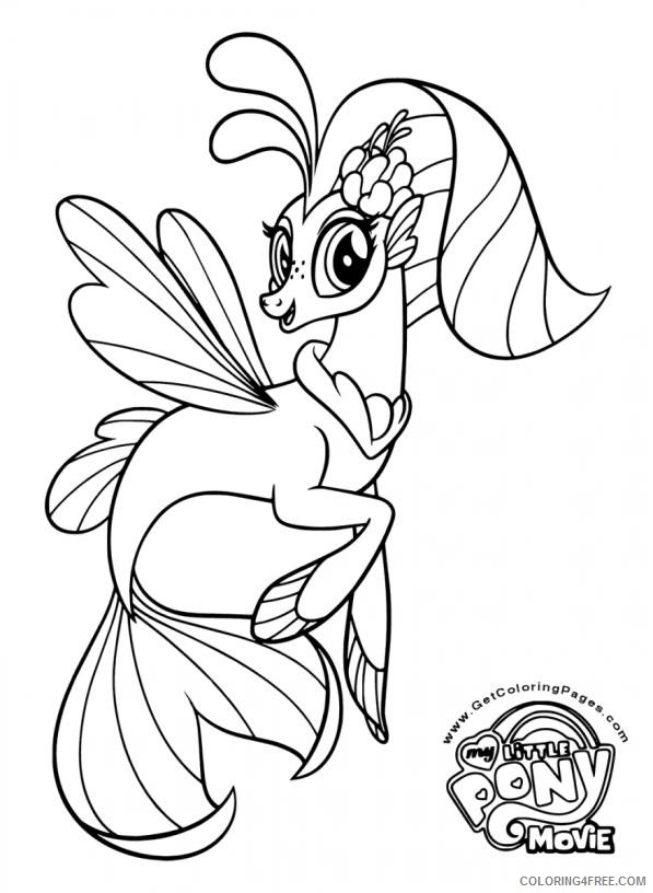 My Little Pony Coloring Pages Cartoons my little pony der film 3hEv3 Printable 2020 4526 Coloring4free