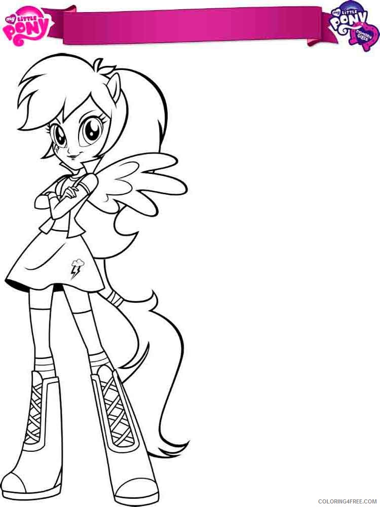 My Little Pony Coloring Pages Cartoons my little pony equestria girls 2 Printable 2020 4545 Coloring4free