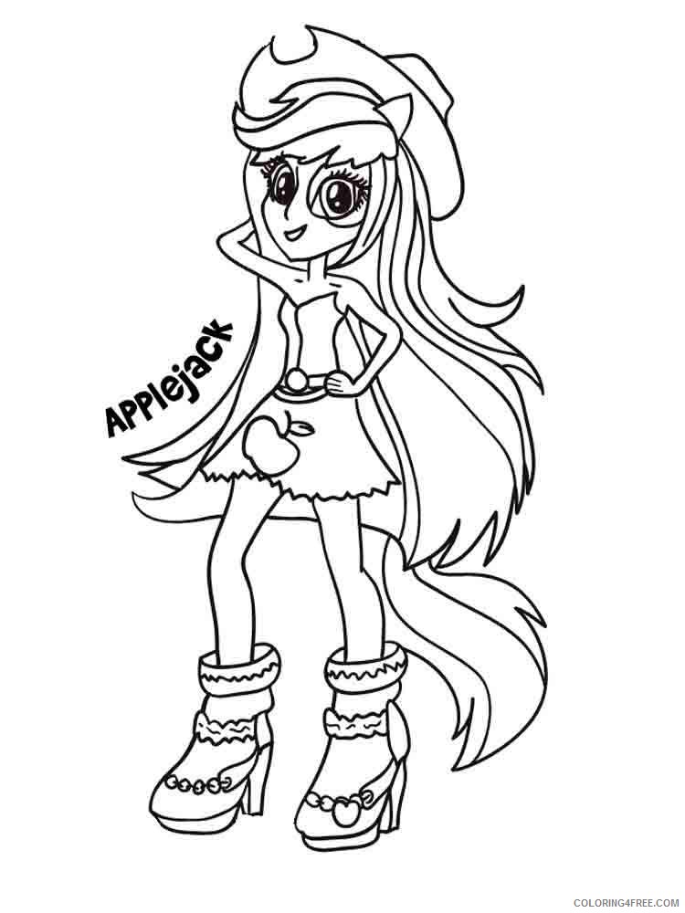 My Little Pony Coloring Pages Cartoons my little pony equestria girls 20 Printable 2020 4546 Coloring4free