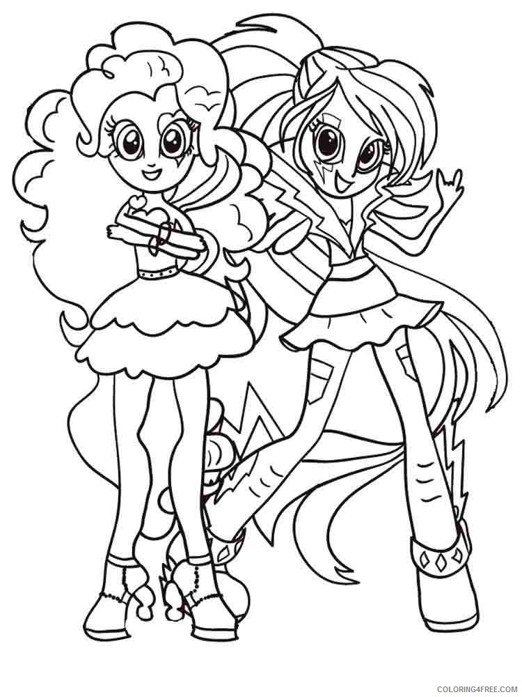 My Little Pony Coloring Pages Cartoons my little pony equestria girls 22 Printable 2020 4548 Coloring4free