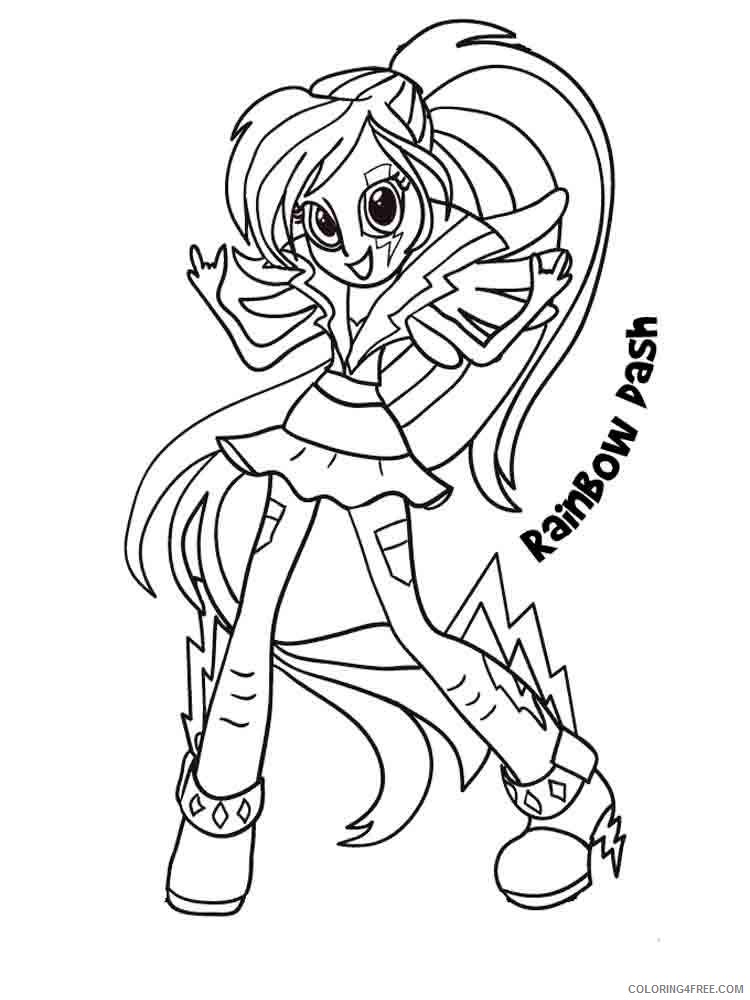 My Little Pony Coloring Pages Cartoons my little pony equestria girls 23 Printable 2020 4549 Coloring4free