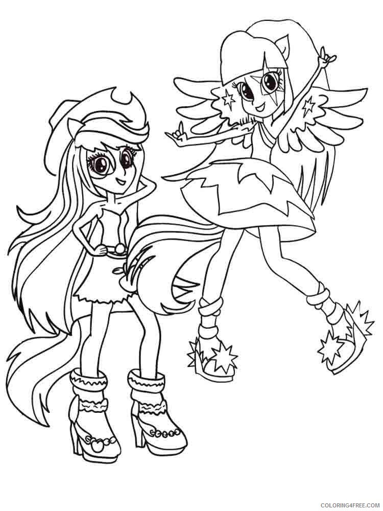My Little Pony Coloring Pages Cartoons my little pony equestria girls 26 Printable 2020 4552 Coloring4free