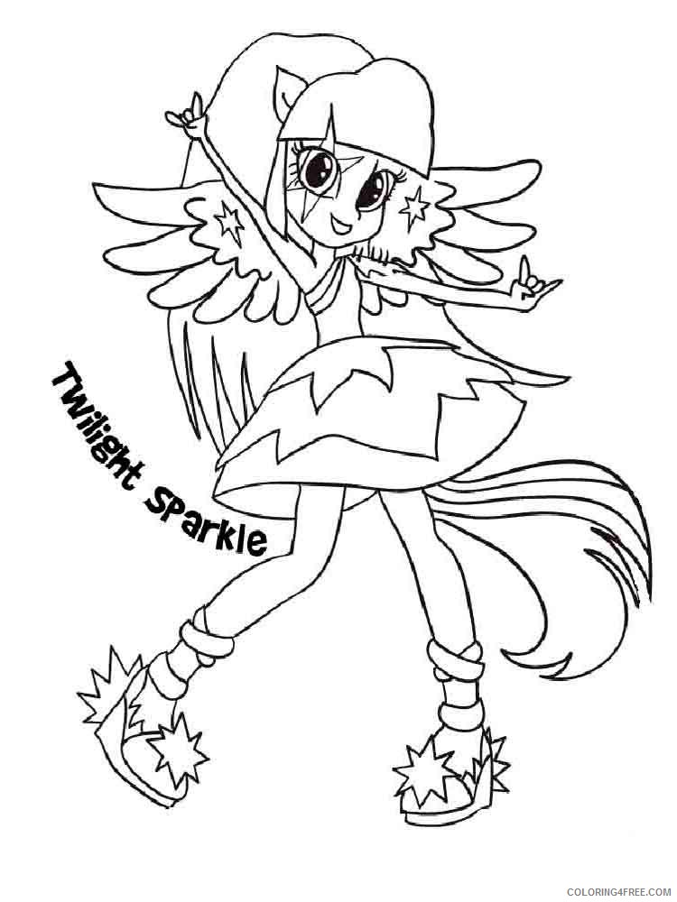 My Little Pony Coloring Pages Cartoons my little pony equestria girls 27 Printable 2020 4553 Coloring4free