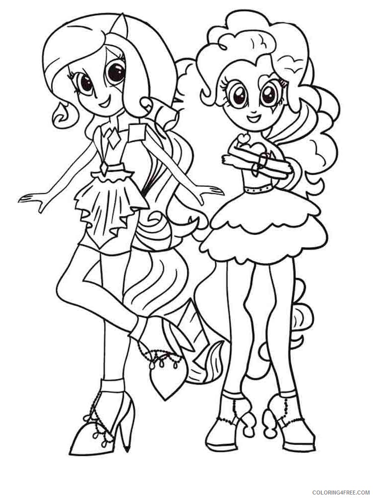 My Little Pony Coloring Pages Cartoons my little pony equestria girls 28 Printable 2020 4554 Coloring4free