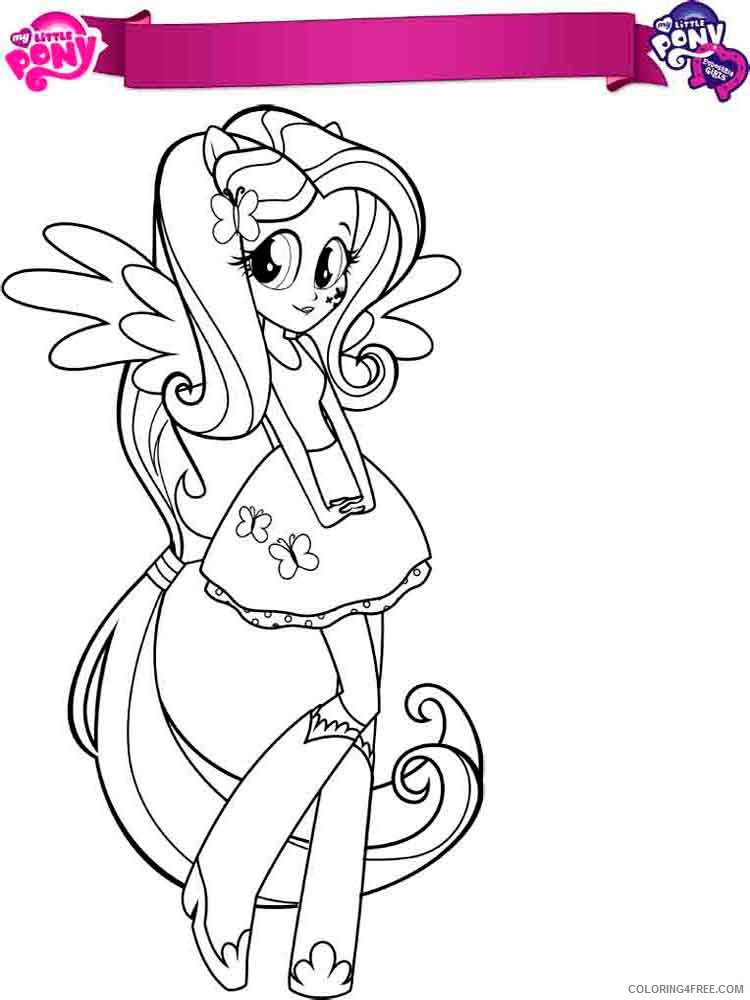 My Little Pony Coloring Pages Cartoons my little pony equestria girls 3 Printable 2020 4555 Coloring4free