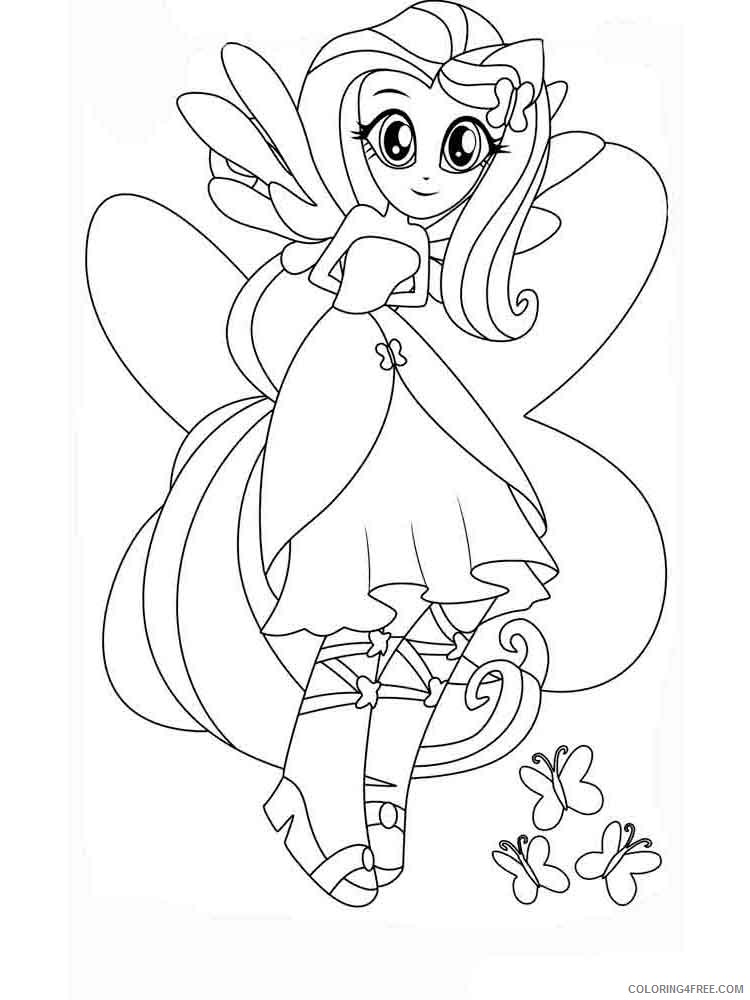 My Little Pony Coloring Pages Cartoons my little pony equestria girls 8 Printable 2020 4558 Coloring4free