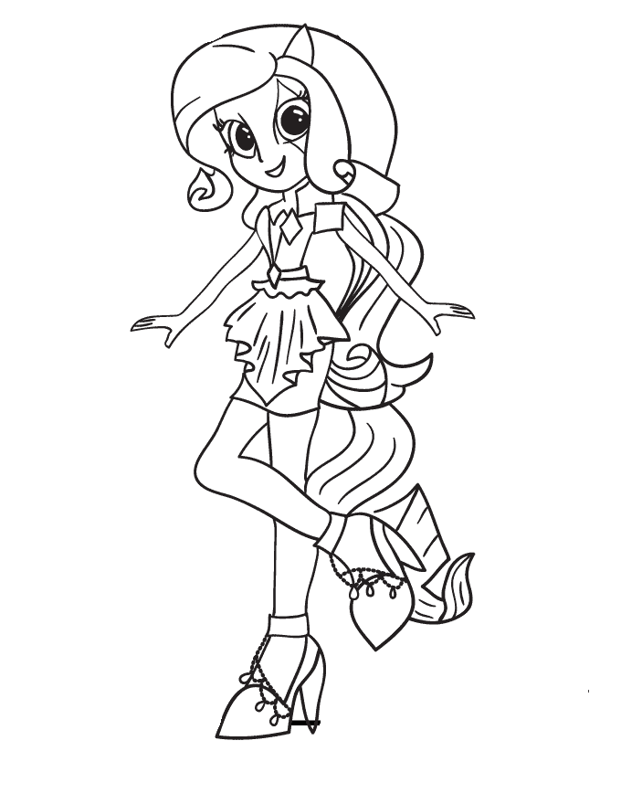 My Little Pony Equestria Girls Coloring Pages Cartoons Print Equestria Girls Printable 2020 4616 Coloring4free