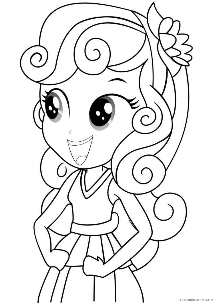 My Little Pony Equestria Girls Coloring Pages Cartoons Printable Equestria Girls Printable 2020 4611 Coloring4free