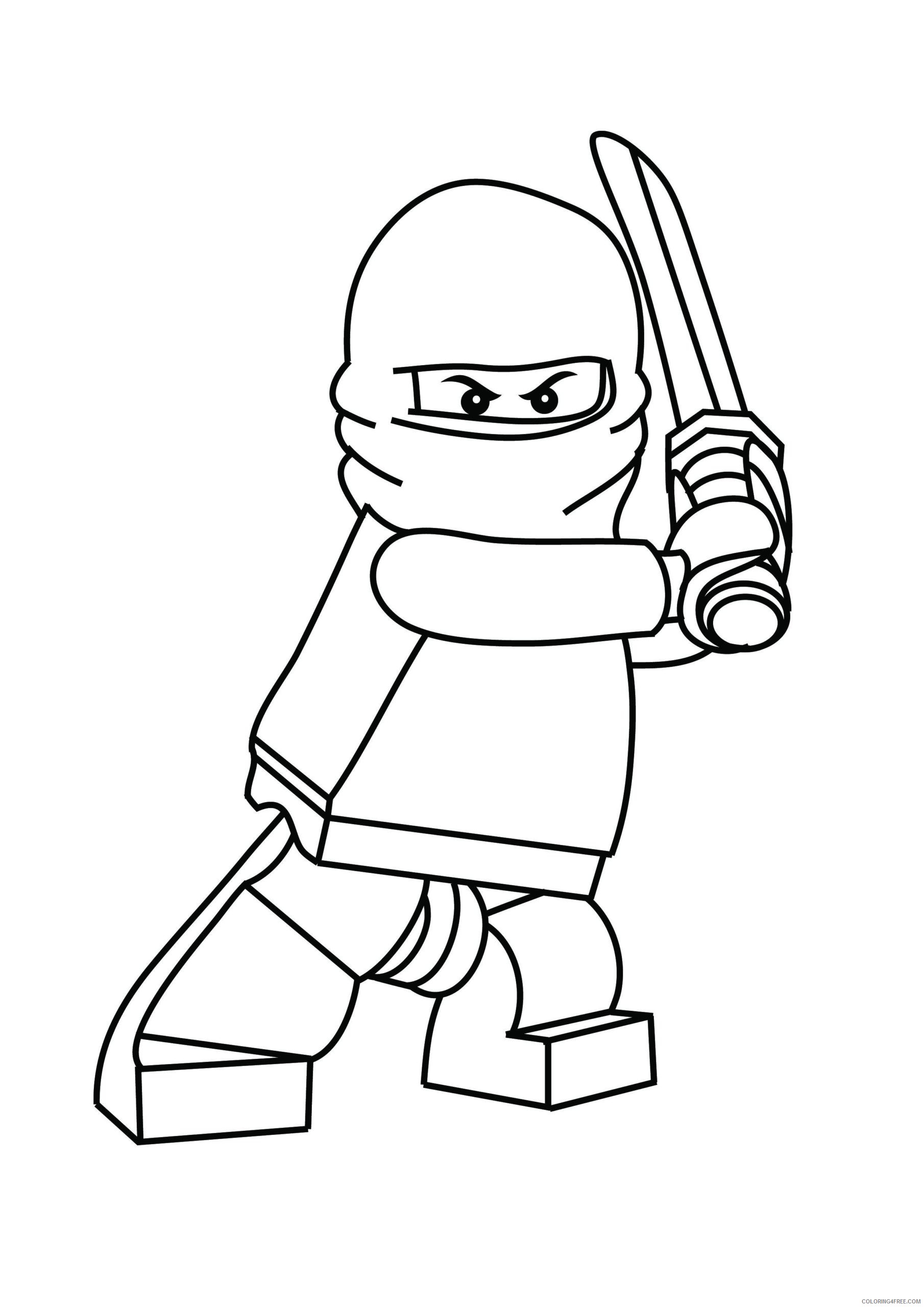 Ninjago Coloring Pages Cartoons Free Lego Ninjago Printable 2020 4651 Coloring4free